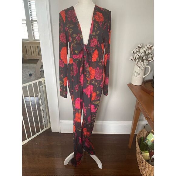 Free People - Flora Printed Catsuit size L - Picture 8 of 9